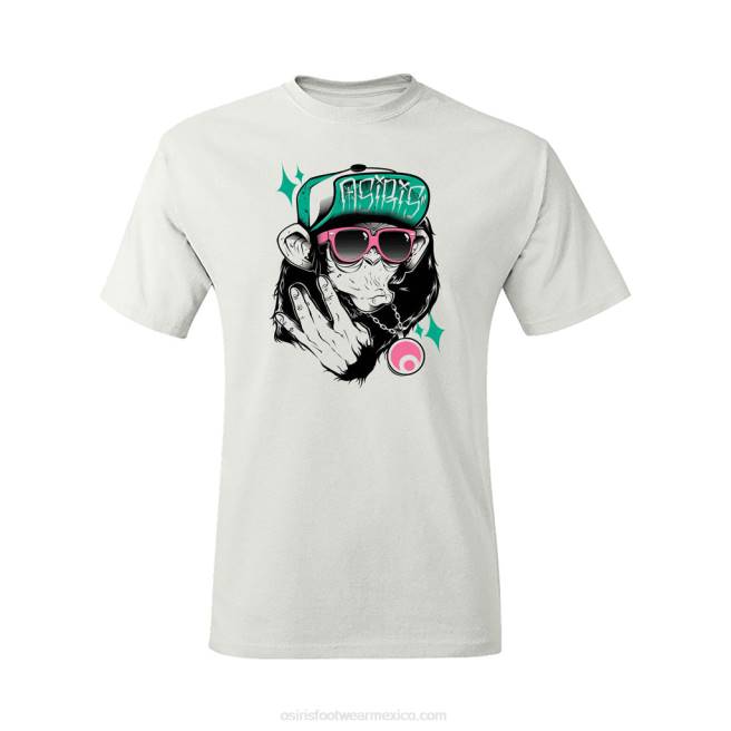 H22R50 camiseta de la costa izquierda blanca Osiris